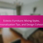 Eclectic Furniture: Mixing Styles, Personalization Tips, and Design Cohesion