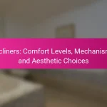 Recliners: Comfort Levels, Mechanisms, and Aesthetic Choices