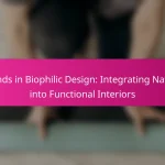 Trends in Biophilic Design: Integrating Nature into Functional Interiors