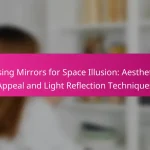 Using Mirrors for Space Illusion: Aesthetic Appeal and Light Reflection Techniques